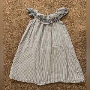Old Navy Striped Blue and White Kids Dress